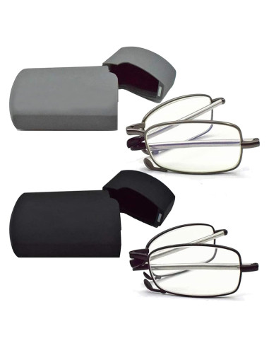 Gafas de Lectura 2 Pack Sevenplus Anti Luz Azul 1.75x