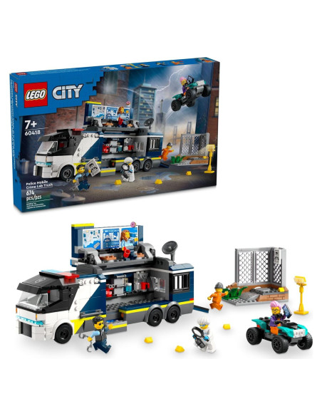 LEGO City Camión de Laboratorio Móvil Policía 60418 LEGO City Camión de Laboratorio Móvil Policía 60418