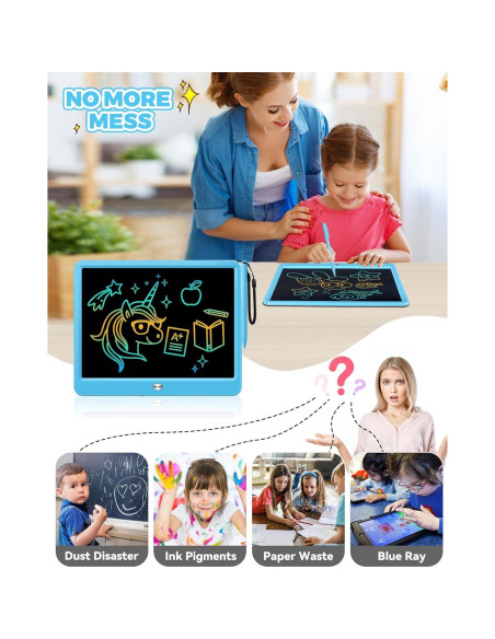 Tableta de Escritura LCD KOKODI 30,48 cm Azul para Niños Tableta de Escritura LCD KOKODI 30,48 cm Azul para Niños