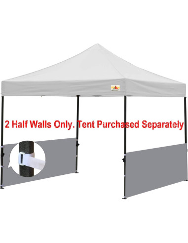 Paredes Laterales ABCCANOPY para Carpa Plegable Gris