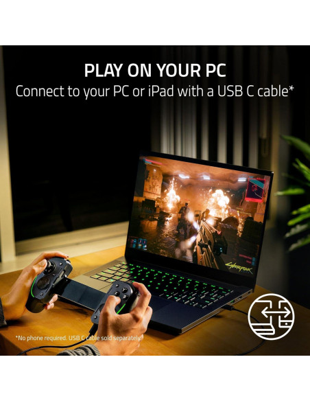 Controlador Razer Kishi Ultra para Android e iPhone - Ergonomía Pro Controlador Razer Kishi Ultra para Android e iPhone - Ergonomía Pro