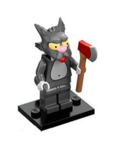 Mini Figura LEGO Scratchy Coleccionable Los Simpsons