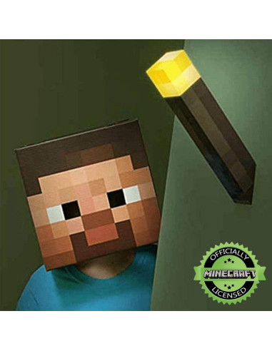 Lámpara de Torcha Minecraft Robe Factory 29.2 cm LED USB
