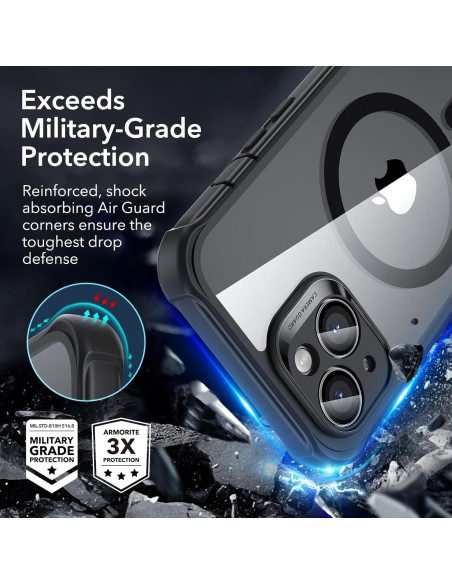 Funda ESR para iPhone 15 con MagSafe y Protector 9H+ Funda ESR para iPhone 15 con MagSafe y Protector 9H+