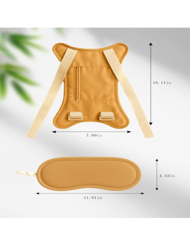 Set de Aceite de Ricino Orgánico BESEFFIE 8oz + Envolturas