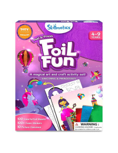 Skillmatics Foil Fun - Kit de Arte Unicornios y Princesas