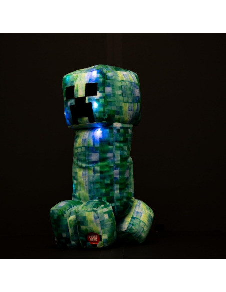 Almohada de Peluche Creeper Jay Franco con Luz LED 40 cm Almohada de Peluche Creeper Jay Franco con Luz LED 40 cm