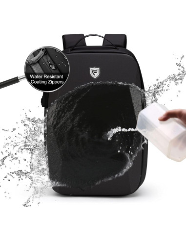 Mochila FENRUIEN 17.3" Antirrobo Impermeable USB Negra