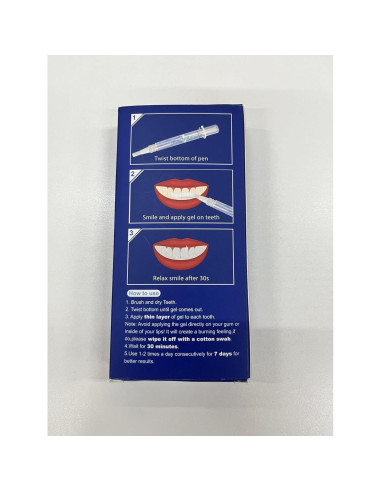 Bolígrafo Blanqueador Dental Ollm - 3 Piezas, 20+ Usos