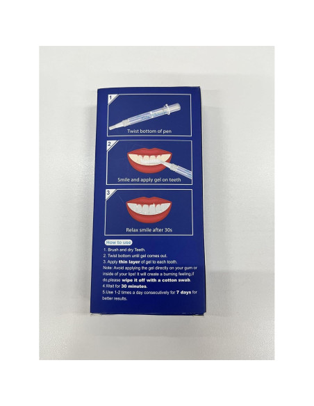 Bolígrafo Blanqueador Dental Ollm - 3 Piezas, 20+ Usos Bolígrafo Blanqueador Dental Ollm - 3 Piezas, 20+ Usos