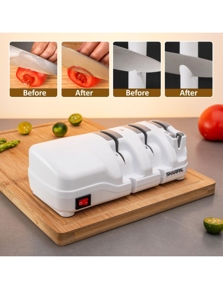 Afilador Eléctrico SHARPAL 198H 3 Etapas para Cuchillos Afilador Eléctrico SHARPAL 198H 3 Etapas para Cuchillos