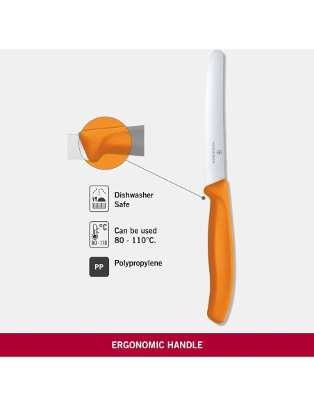 Cuchillo Suizo Victorinox Classic Naranja 11.43 cm Hoja Serrada Cuchillo Suizo Victorinox Classic Naranja 11.43 cm Hoja Serrada