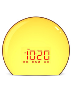 Reloj Despertador Magicteam Simulación Amanecer 28 Tonos