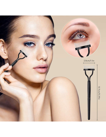 Juego de Herramientas de Maquillaje EBANKU para Pestañas y Cejas Juego de Herramientas de Maquillaje EBANKU para Pestañas y Cejas