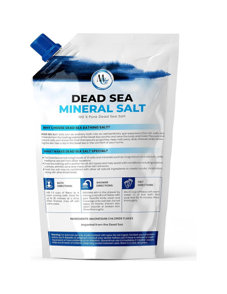 Sal del Mar Muerto Marco Esra 1.36 kg para Baño y Spa Sal del Mar Muerto Marco Esra 1.36 kg para Baño y Spa