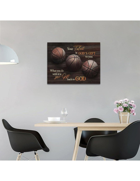 Arte de Pared Baloncesto Lienzo 40x30 cm Decoración Hogar Arte de Pared Baloncesto Lienzo 40x30 cm Decoración Hogar