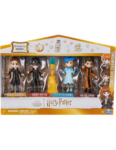 Set Campeones Torneo Tres Magos Harry Potter 4 Figuras 2