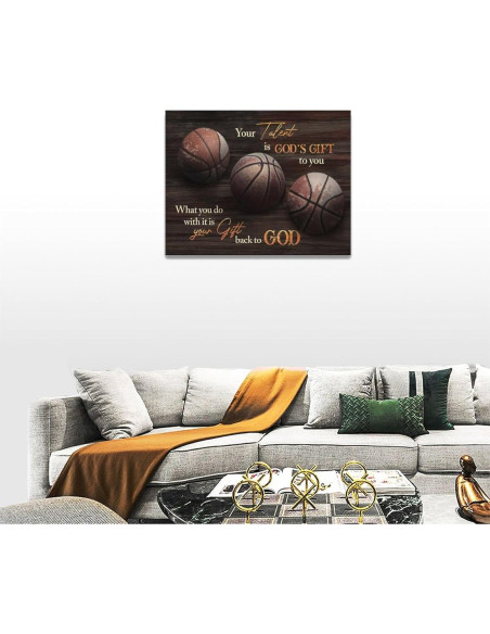 Arte de Pared Baloncesto Lienzo 40x30 cm Decoración Hogar Arte de Pared Baloncesto Lienzo 40x30 cm Decoración Hogar