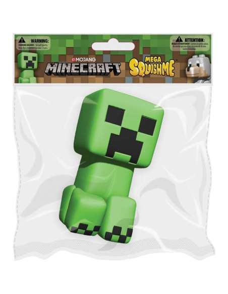 Minecraft Mega SquishMe Creeper - Juguete Antiestrés 15.24 cm Minecraft Mega SquishMe Creeper - Juguete Antiestrés 15.24 cm