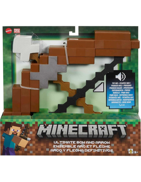 Conjunto Arco y Flecha Minecraft Mattel con Sonidos - Juguete Infantil Conjunto Arco y Flecha Minecraft Mattel con Sonidos - Juguete Infantil