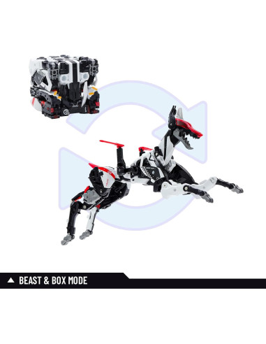Figuras de Acción 52TOYS ROARMEO Mecha Perro y Cubo 15cm
