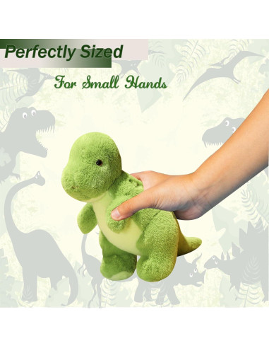 Set 4 Juguetes de Peluche Dinosaurio BUALR Suaves