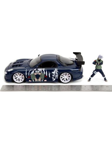 Coche Die-Cast Mazda RX-7 Jada Toys 1:24 con Kakashi
