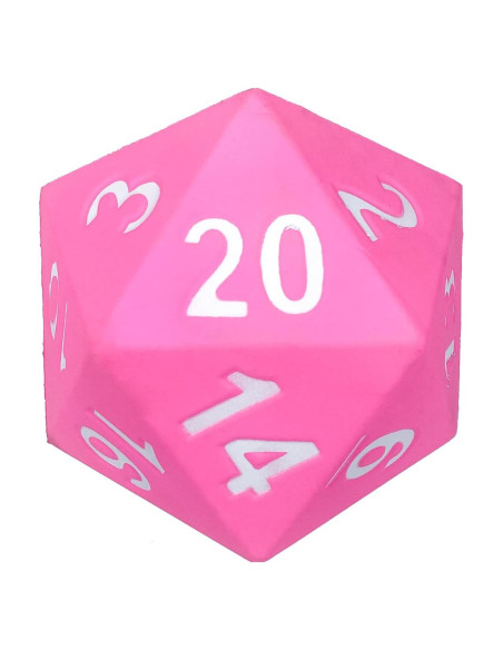 Dados Gigantes D20 KESS de Espuma - 15 cm - Rosa Dados Gigantes D20 KESS de Espuma - 15 cm - Rosa
