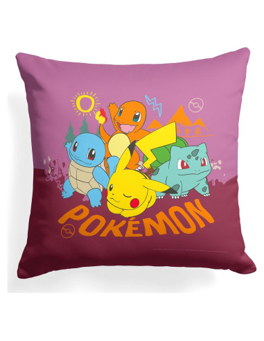 Cojín decorativo Pokemon NORESTE 45.72x45.72 cm suave