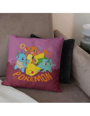 Cojín decorativo Pokemon NORESTE 45.72x45.72 cm suave