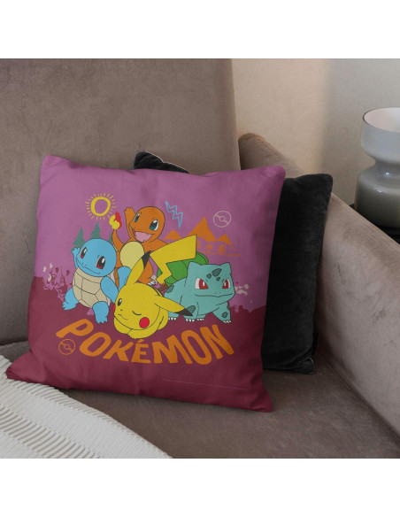Cojín decorativo Pokemon NORESTE 45.72x45.72 cm suave Cojín decorativo Pokemon NORESTE 45.72x45.72 cm suave