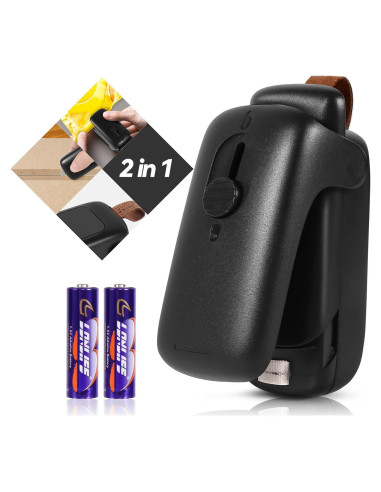 Mini Sello de Bolsas ROMSTO 2 en 1 Cortador y Sellador Portátil