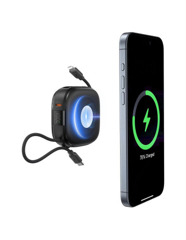Banco de Poder Inalámbrico Magnético Charmast 10000mAh 20W