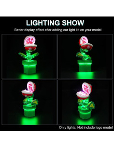 Kit de Luz LED para Lego Super Mario Planta Piranha 71426 2