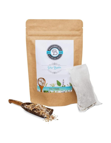Baño de Asiento Herbal Orgánico Tés de Aves y Abejas - 4 Bolsitas
