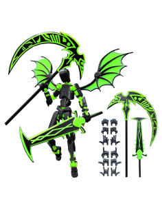 Conjunto de Figuras de Acción T13 - Robot Titan 13 Verde