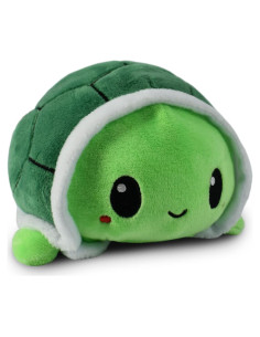 Peluche Tortuga Reversible TeeTurtle Verde 10 cm