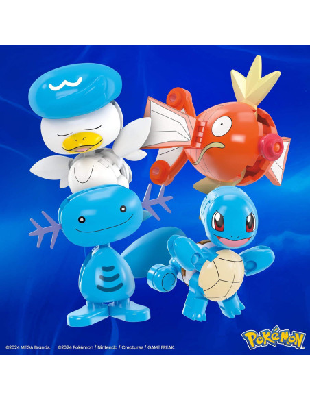 Set de Juguetes de Construcción Pokémon Tipo Agua - MEGA Set de Juguetes de Construcción Pokémon Tipo Agua - MEGA