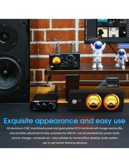 Preamplificador Douk Audio T13 Phono MM RCA Auriculares Preamplificador Douk Audio T13 Phono MM RCA Auriculares