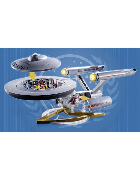 Playmobil U.S.S. Enterprise NCC-1701 - Nave Star Trek 100x48x34cm Playmobil U.S.S. Enterprise NCC-1701 - Nave Star Trek 100x48x34cm