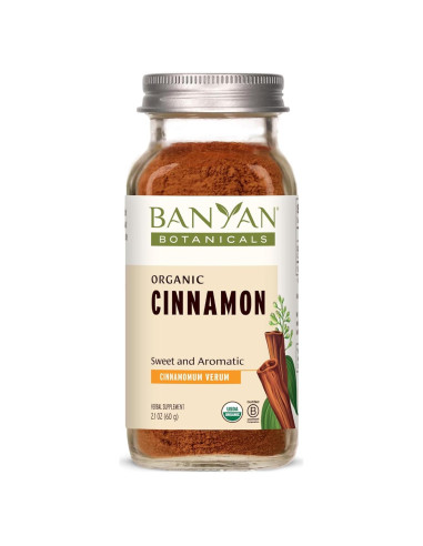 Polvo de Canela Orgánica Banyan Botanicals 82g - Canela de Ceilán