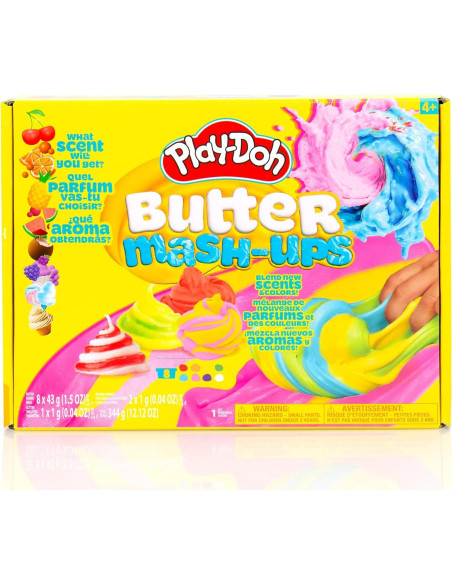 Play-Doh Mantequilla Aromatizada Mash-Ups 8 Colores Play-Doh Mantequilla Aromatizada Mash-Ups 8 Colores
