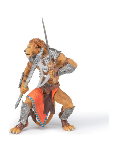 Figura Papo Hombre León Mutante 10 cm Detalles Realistas