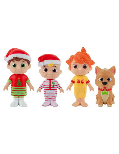 CoComelon Juego de Figuras Articuladas 4 Piezas - JJ y Amigos