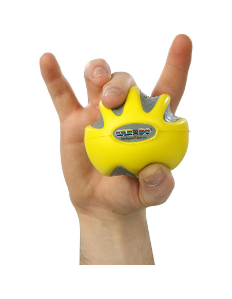 Ejercitador de Mano CanDo Digi-Squeeze Amarillo Medio Ejercitador de Mano CanDo Digi-Squeeze Amarillo Medio