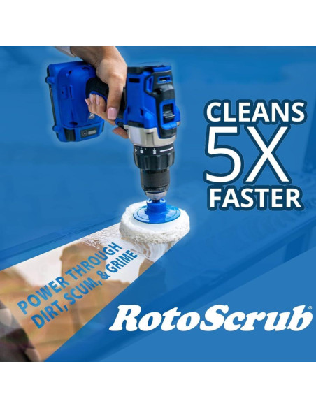 Juego de 7 Cepillos de Taladro RotoScrub para Limpieza Juego de 7 Cepillos de Taladro RotoScrub para Limpieza