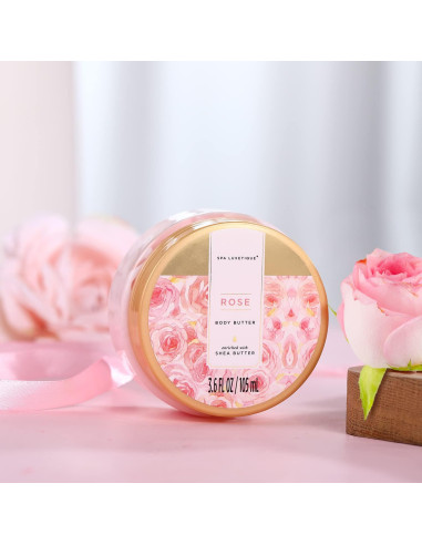 Set de Regalo Spa Luxetique Rosa 8 Piezas Hidratantes