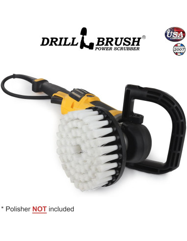 Cepillo Limpiador de Alfombras Drillbrush 17.78 cm Suave