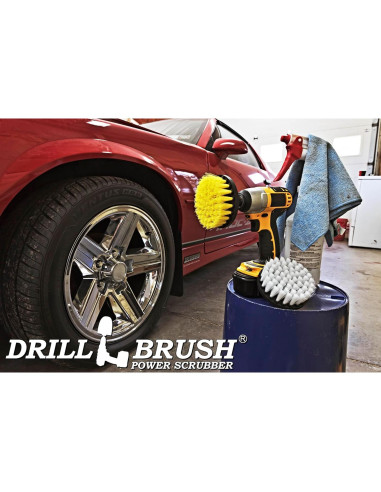 Cepillo de Taladro Drillbrush 4" para Limpieza de Baño