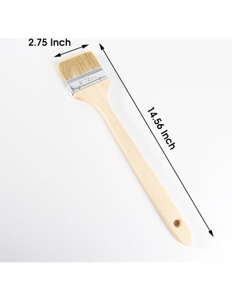 Brocha de Pintura UVEPBSMN 7.62 cm Mango Largo Cerdas de Cerdo Brocha de Pintura UVEPBSMN 7.62 cm Mango Largo Cerdas de Cerdo